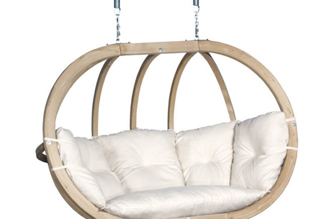 Fotel hamakowy drewniany Swing Chair Double